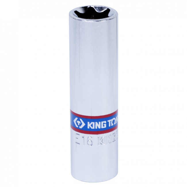Головка торцевая TORX Е-стандарт 3/8", E16, L = 63 мм KING TONY 327516M Головка торцевая TORX Е-стандарт 3/8", E16, L = 63 мм KING TONY 327516M