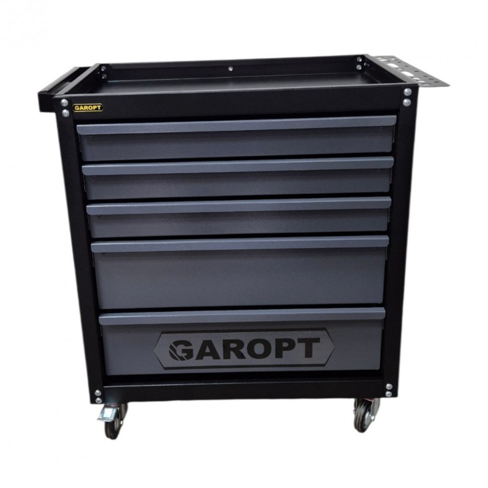 Тележка инструментальная GAROPT 5 ящиков СЕРАЯ, Серия "Econom" арт. GTE5.GREY