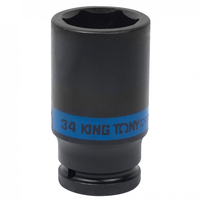 Головка торцевая ударная глубокая шестигранная 3/4", 34 мм KING TONY 643534M