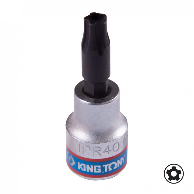 Насадка (бита) торцевая 3/8", Torx plus, IPR40, L = 50 мм KING TONY 302D40