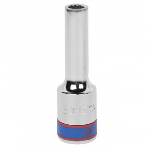 Головка торцевая глубокая двенадцатигранная 1/2", 8 мм KING TONY 423008M
