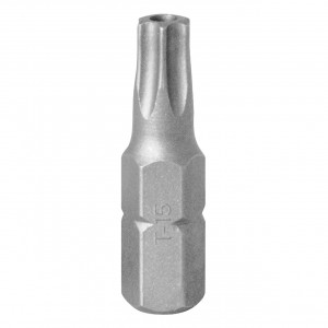 Вставка (бита) торцевая 1/4", Torx, T15, 25, с отверстием KING TONY 102515U