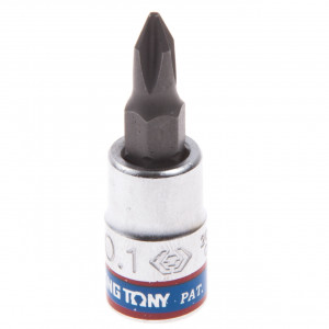 Насадка (бита) торцевая 1/4", Phillips, PH3, L = 37 мм  KING TONY 203103