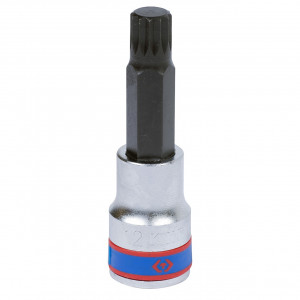 Насадка (бита) торцевая 1/2", Spline, M12, L = 80 мм KING TONY 403612