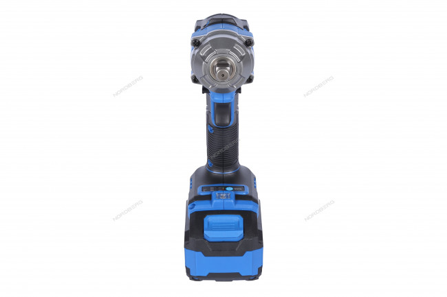 Гайковерт аккумуляторный, 1/2", 21 В, 500 Нм, 2 аккумулятора 4 A и зарядное устройство, в кейсе NORDBERG NE802K