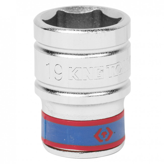 Головка торцевая стандартная шестигранная 1/2", 19 мм KING TONY 433519M