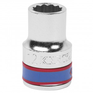 Головка торцевая стандартная двенадцатигранная 1/2", 12 мм KING TONY 433012M